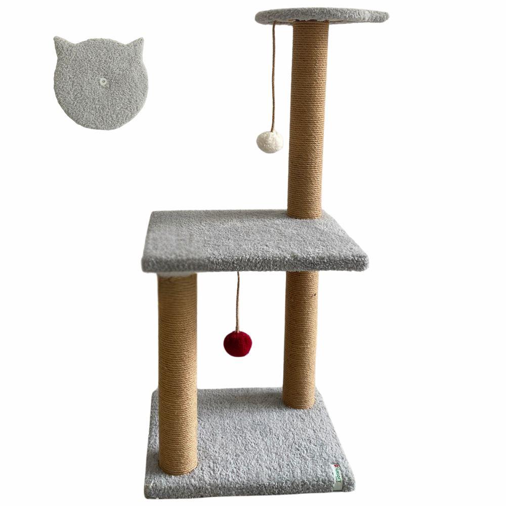 Paws & Whiskers Grebalica za mačke Tina 2, Siva