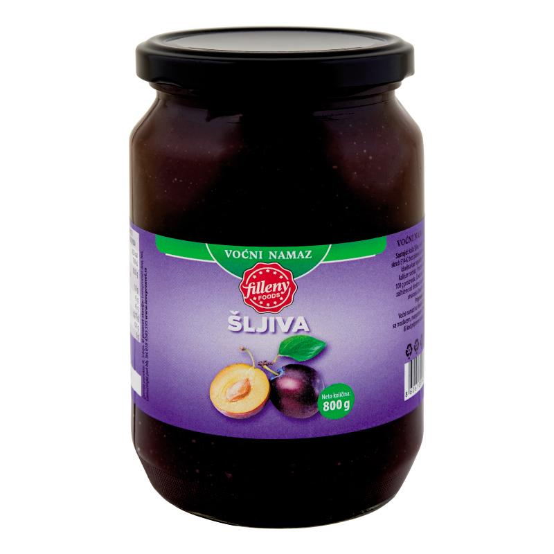 FILLENY FOODS Voćni namaz Šljiva, 800g