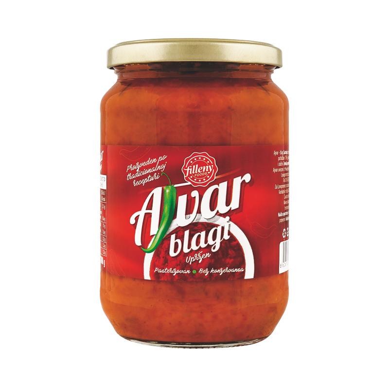 FILLENY FOODS Ajvar blagi upržen, 680g