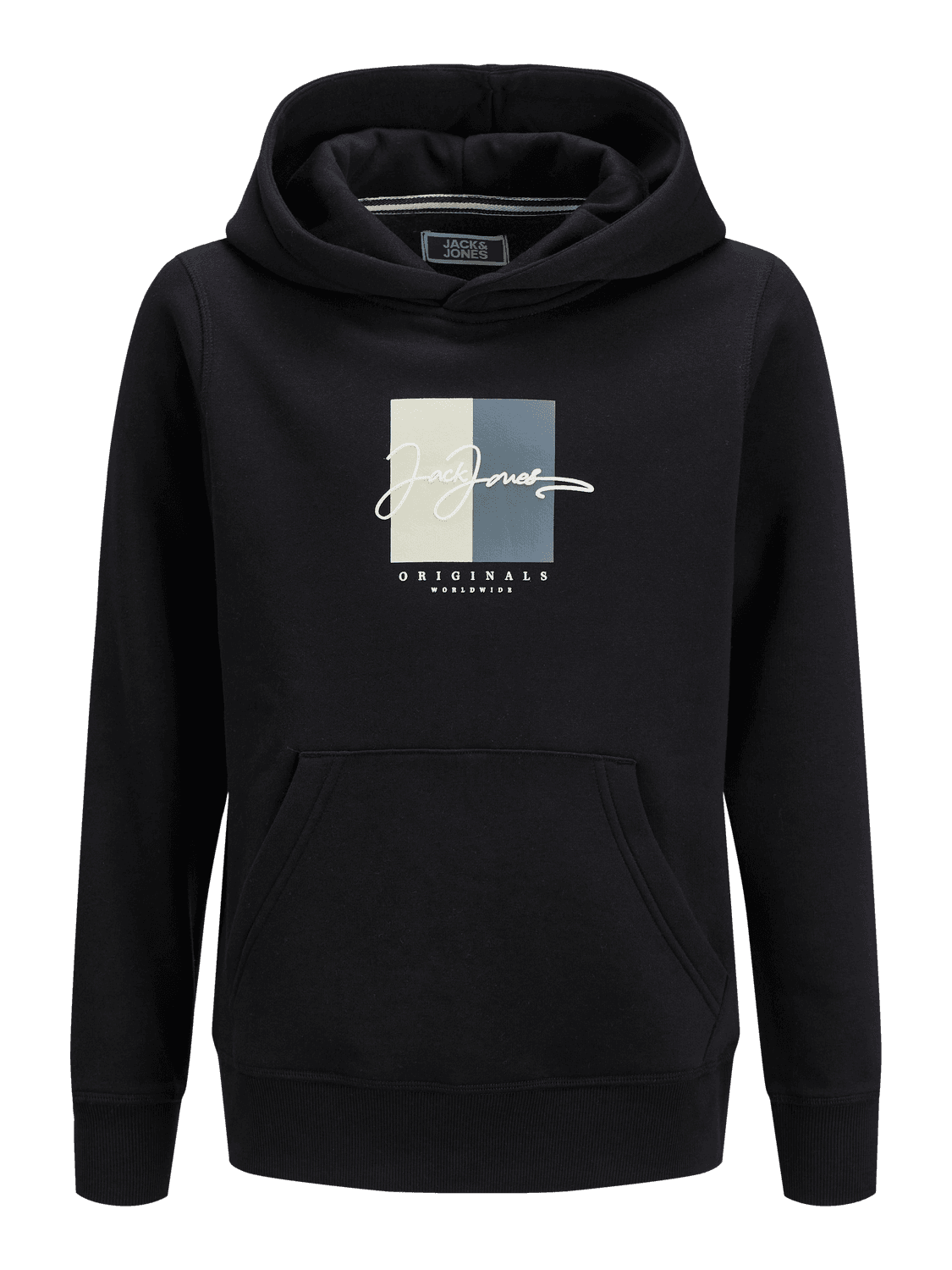 JACK & JONES JUNIOR Duks za dečake 12274601, Crni