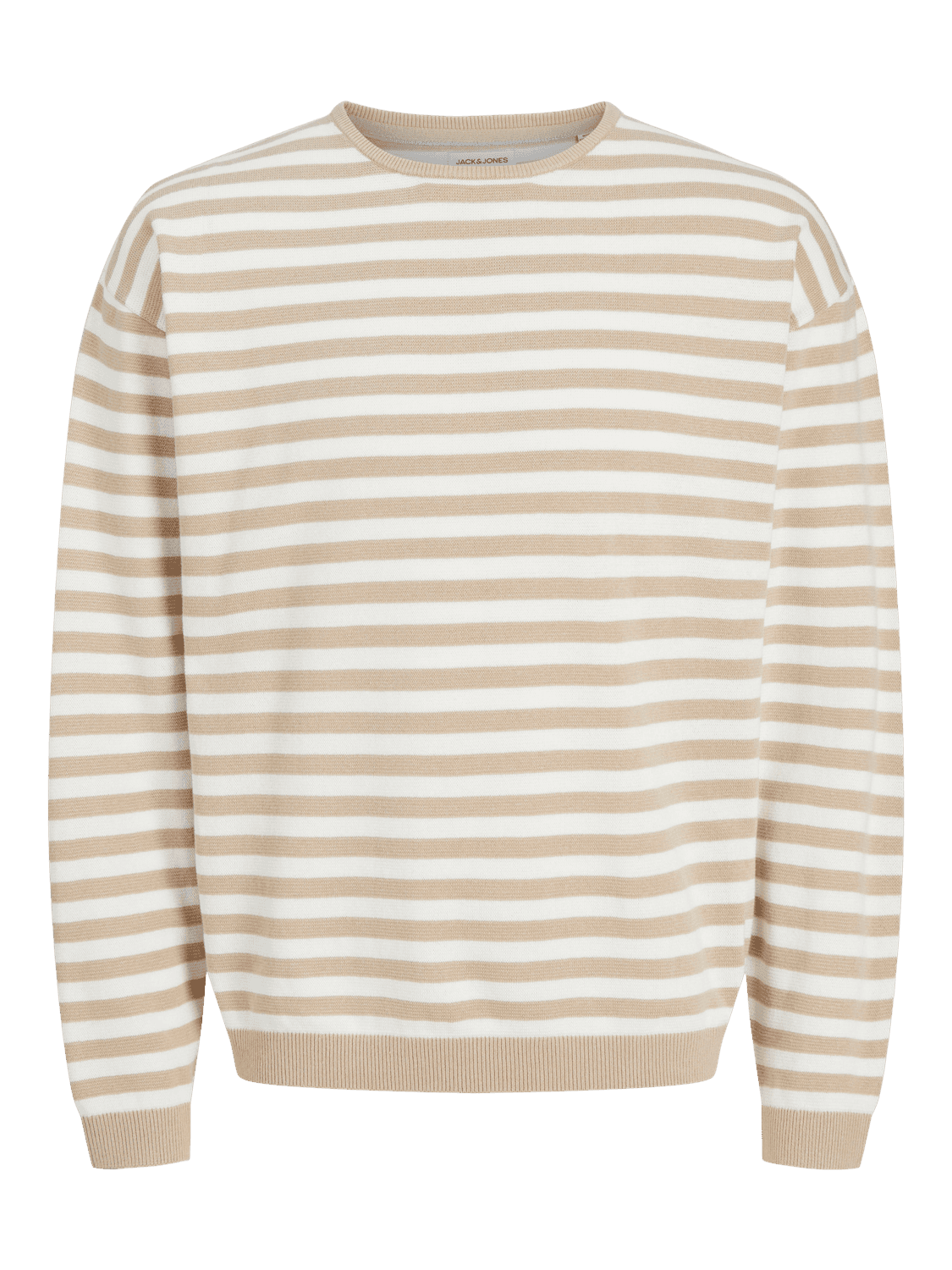 JACK & JONES Muški džemper 12269031, Belo-bež
