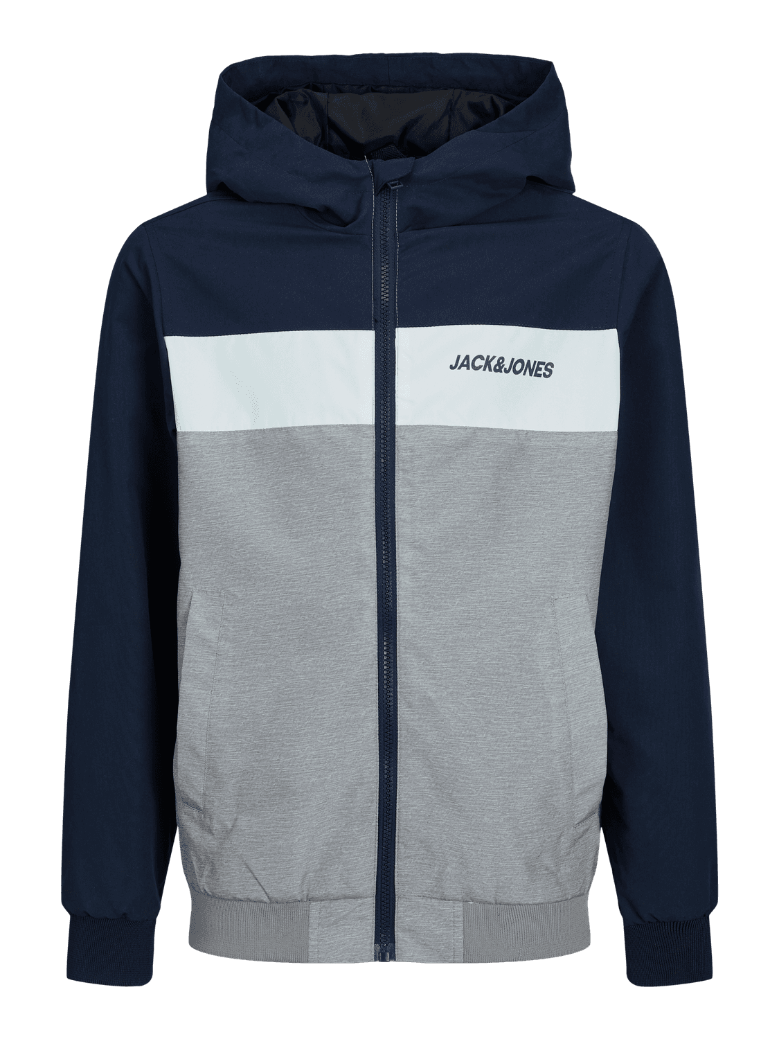 JACK & JONES JUNIOR Jakna za dečake 12200453, Teget-siva