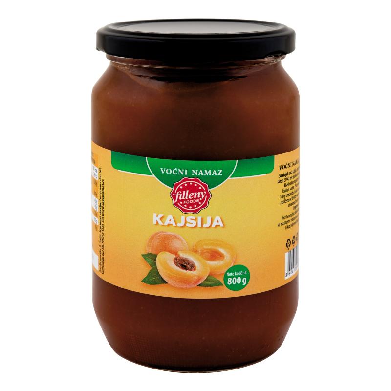FILLENY FOODS Voćni namaz Kajsija, 800g