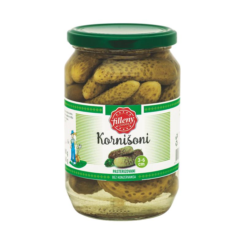FILLENY FOODS Kornišoni 3-6cm, 680g
