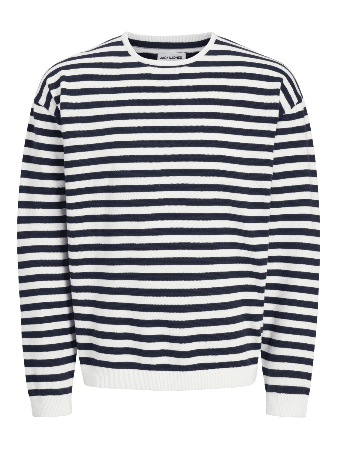 JACK & JONES Muški džemper 12269031, Belo-teget