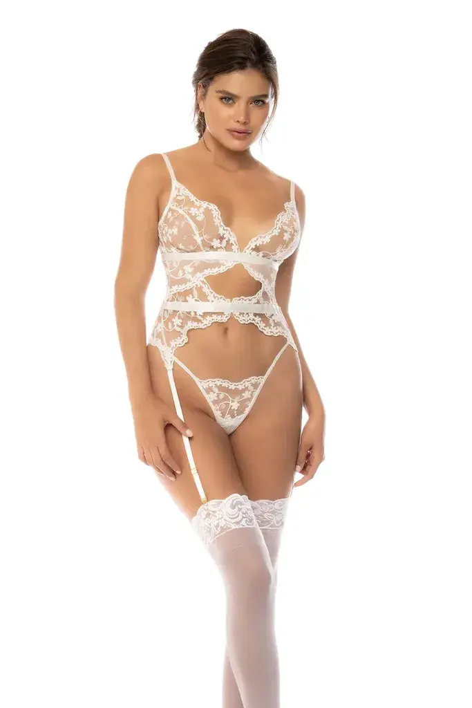 Mapale Ženski sexy korstet, Beli