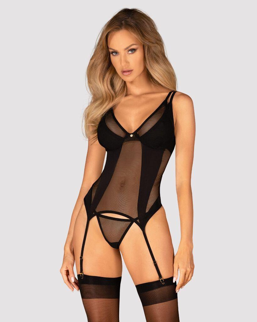 Mapale Ženski sexy korstet, Crni