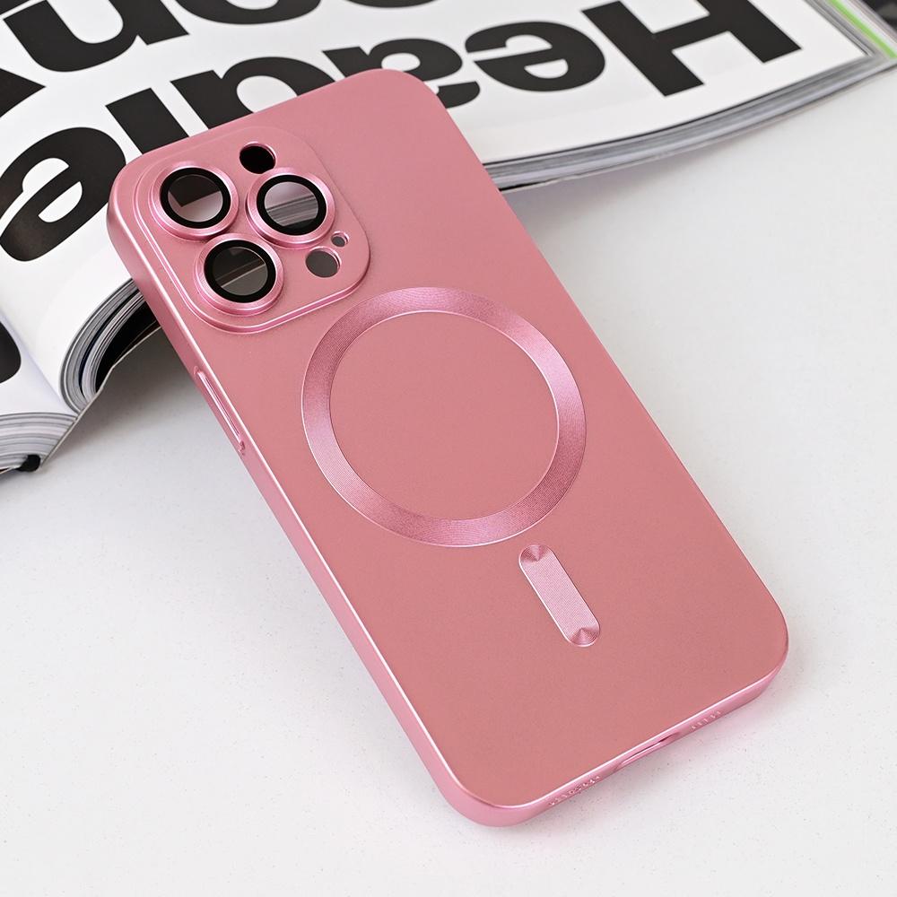 Maska za telefon Magsafe Chrome za iPhone 13 Pro 6.1, Roze