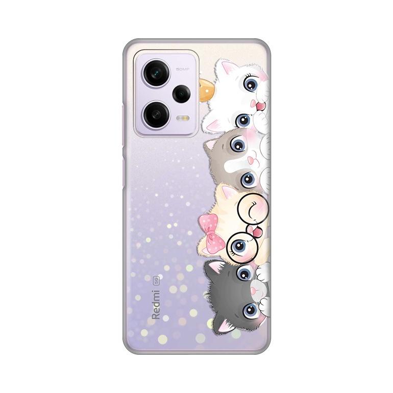 Maska za telefon Silikonska Print Skin za Xiaomi Redmi Note 12 Pro 5G, EU, Cats