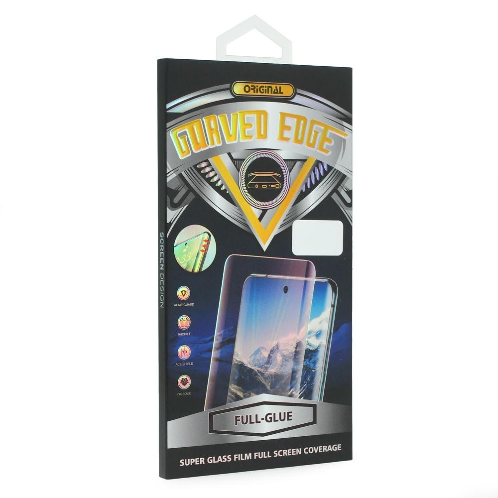 Zaštitno staklo full glue za Huawei Mate 50 Pro, Zakrivljeno, Crno