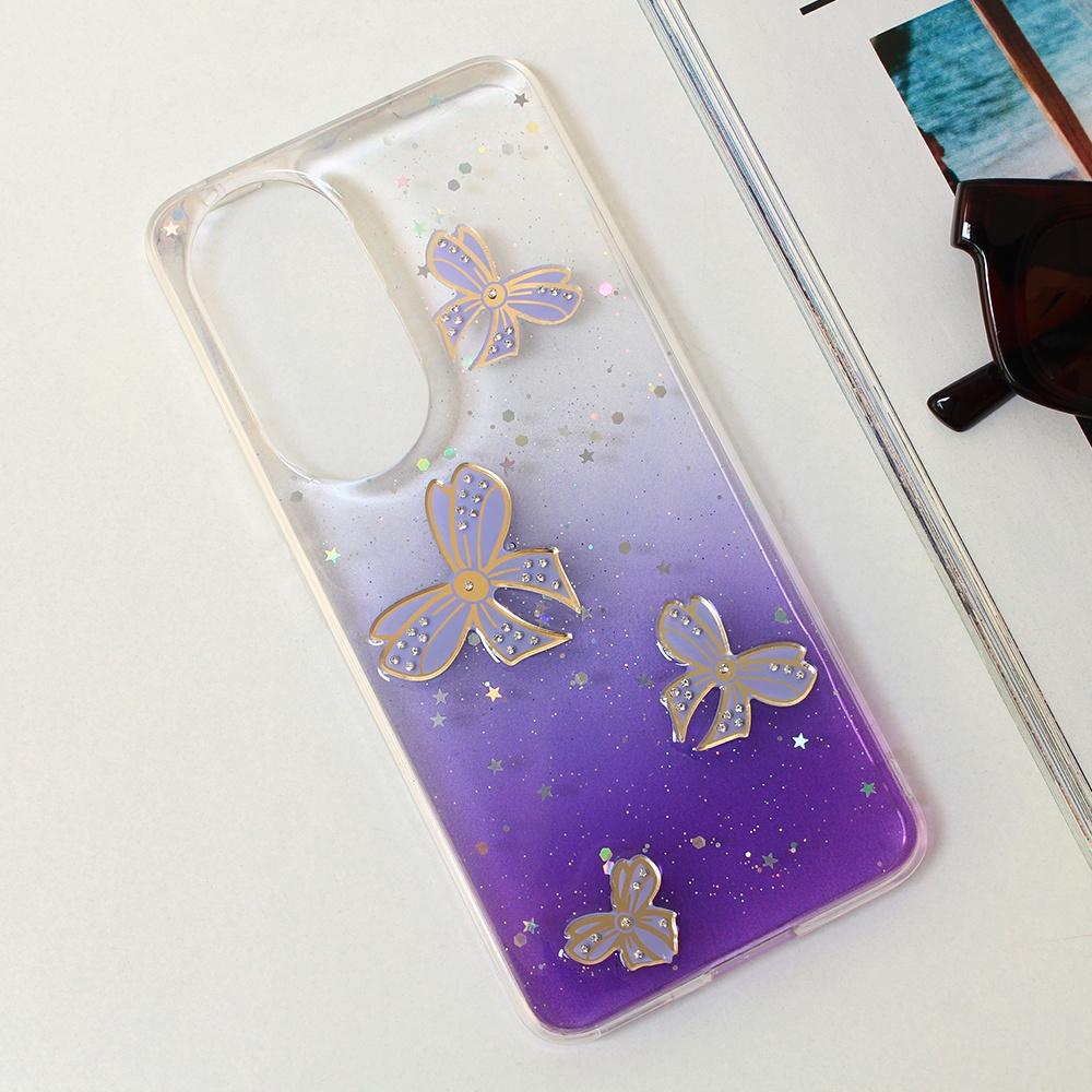 Maska za telefon Shining bow za Honor 90, Ljubičasta