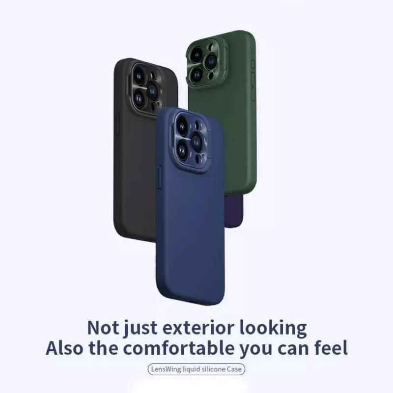 NILLKIN Maska za telefon  Lens Wing Prop Magnetic za iPhone 16 Pro Max 6.9, Plava