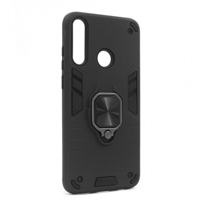 TERACELL Maska za telefon sa prstenom Cube Ring za Huawei Y6p, Crna