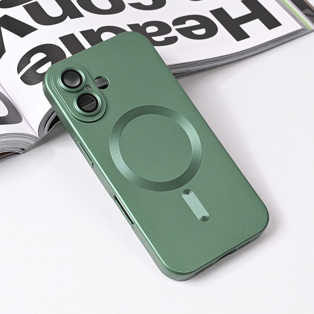 Maska za telefon Magsafe Chrome za iPhone 16 6.1, Zelena