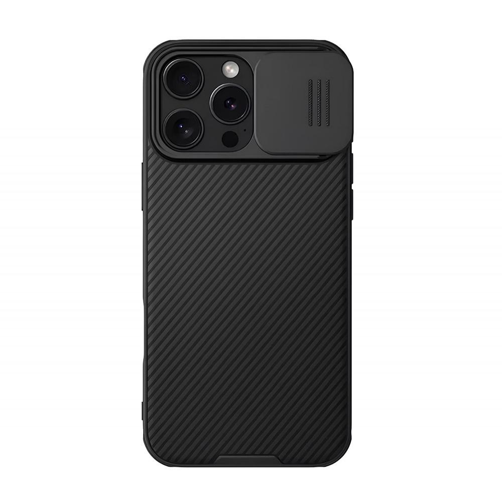 NILLKIN Maska za telefon  CamShield Pro Magnetic za iPhone 16 Pro 6.3, Crna