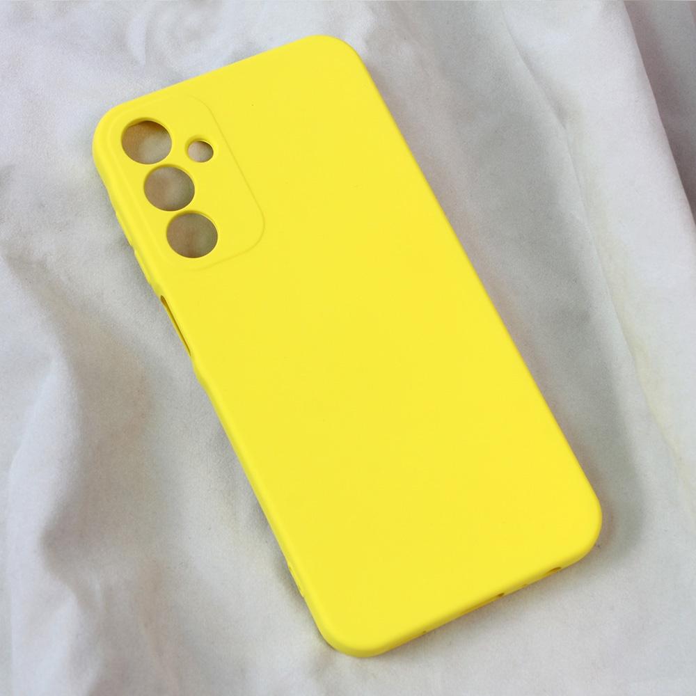 TERACELL Maska za telefon Soft Velvet za Samsung A156B Galaxy A15 5G, Žuta