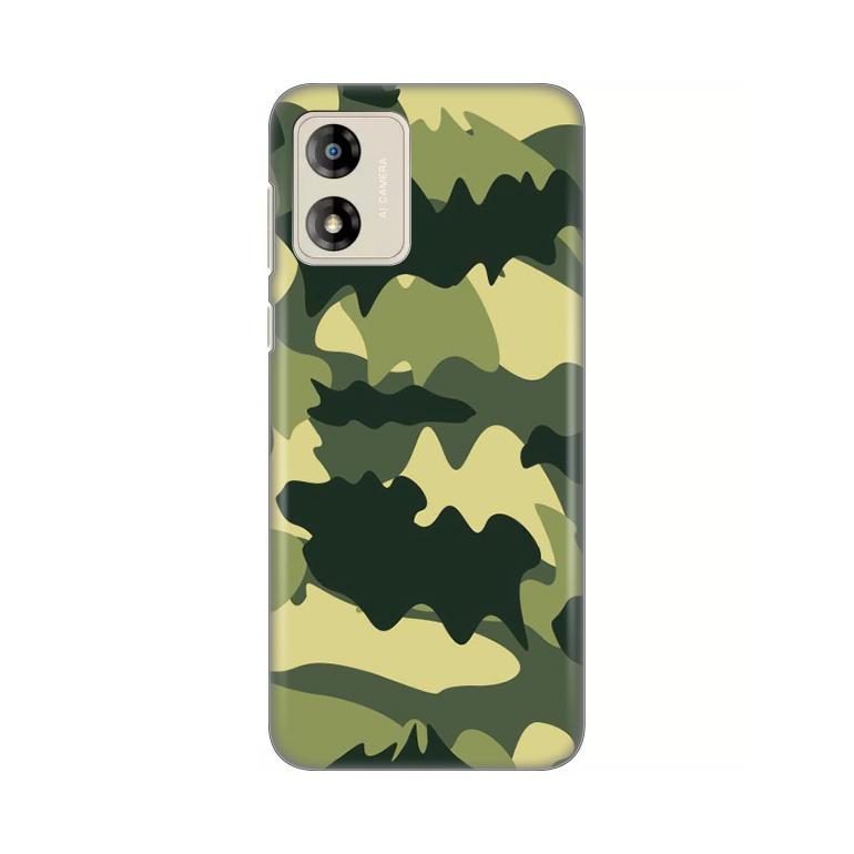 Maska za telefon Silikonska Print Skin za Motorola Moto E13 Army