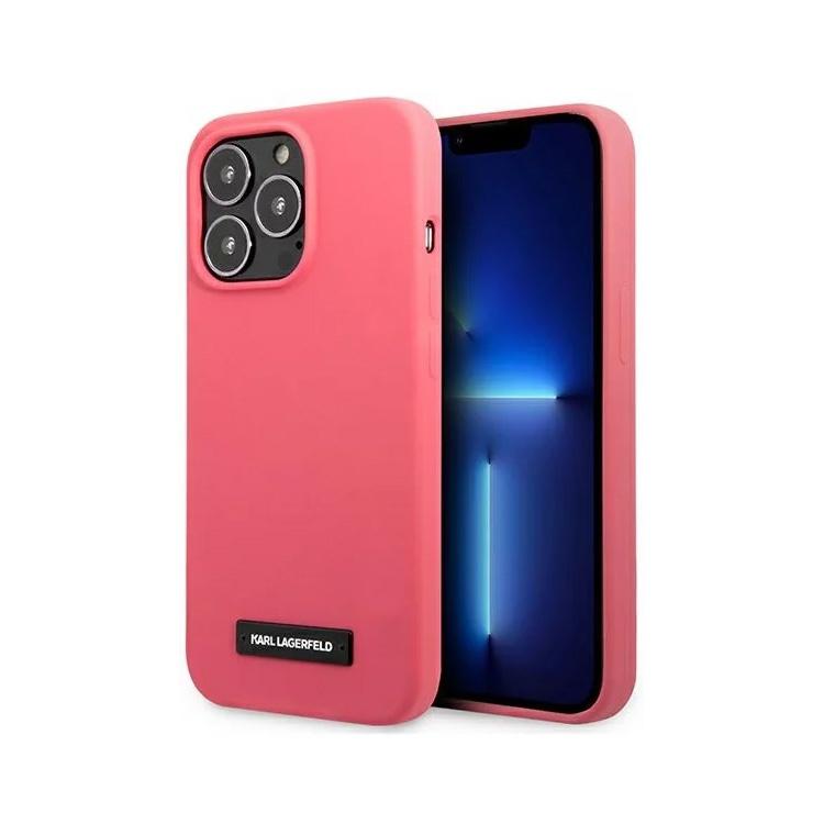KARL LAGERFELD Maska za telefonHc Silicone Plaque za iPhone 13 Pro 6.1 , Roze