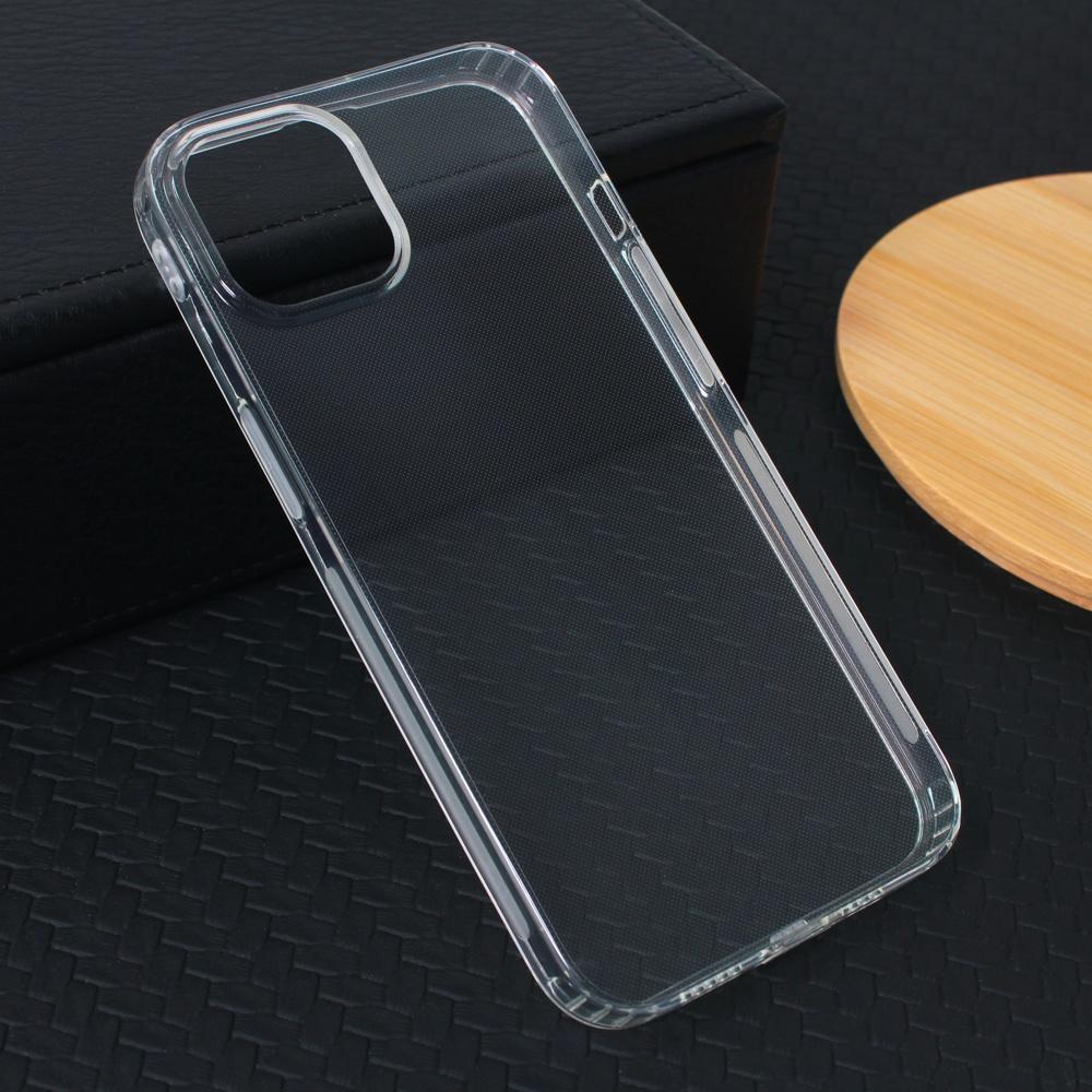 Maska za telefon silikonska Ultra Thin with pluggy za iPhone 14 6.1, Providna