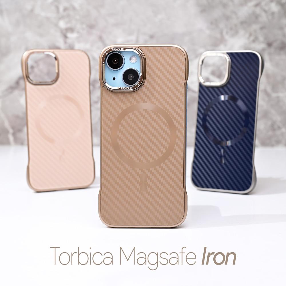 Maska za telefon Magsafe Iron za iPhone 16 6.1, Bež