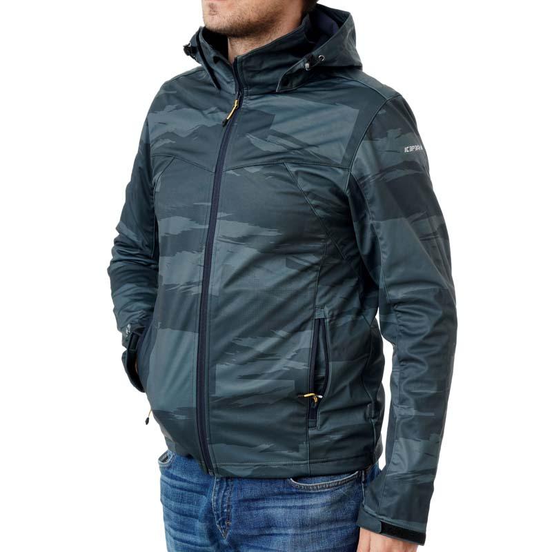 Ice Peak Muška jakna Belen, Plavo-siva