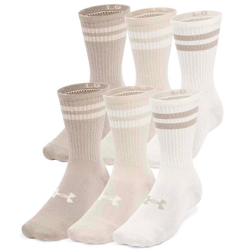 Under armour Uniseks čarape ESSENTIAL CREW, 6 pari, Bele