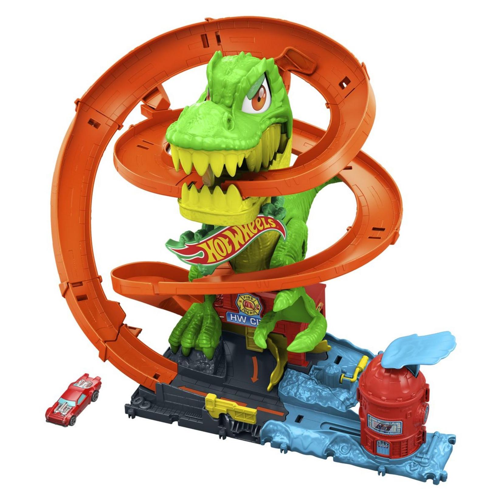Hot Wheels Vatrogasna stanica City T-Rex