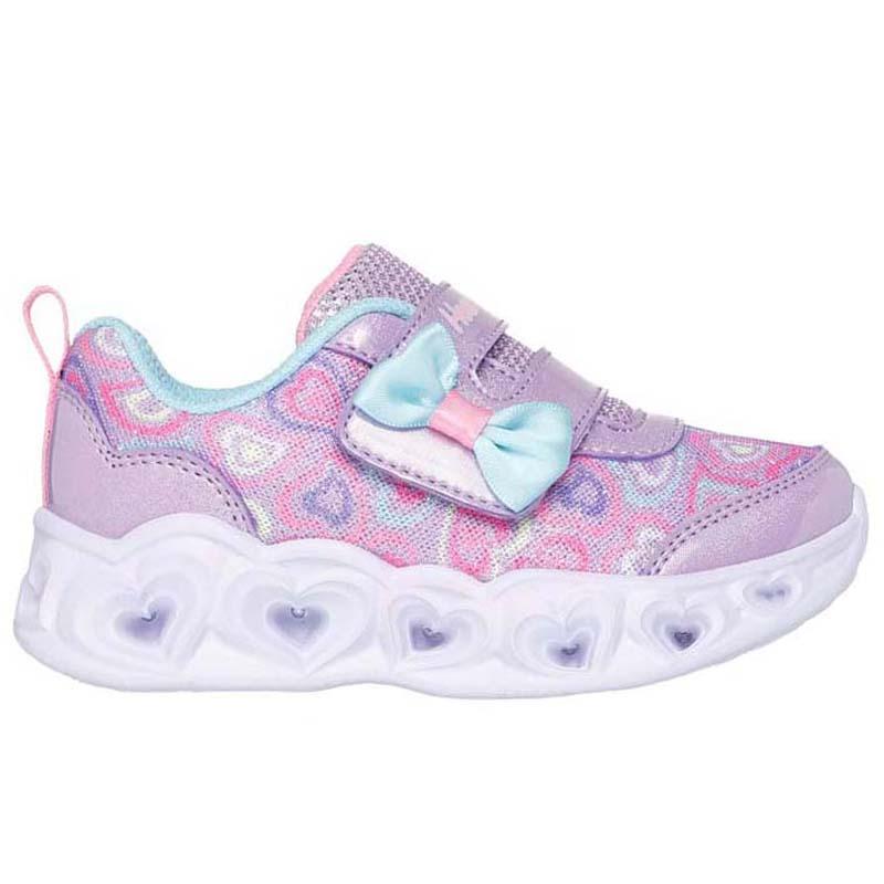 Skechers Patike za bebe Heart Lights, Lavanda