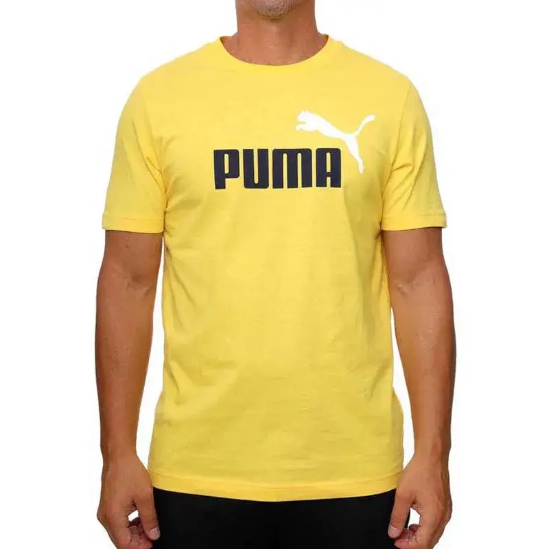 PUMA Muška majica Ess 2 Color No.1 Logo Tee, Žuta