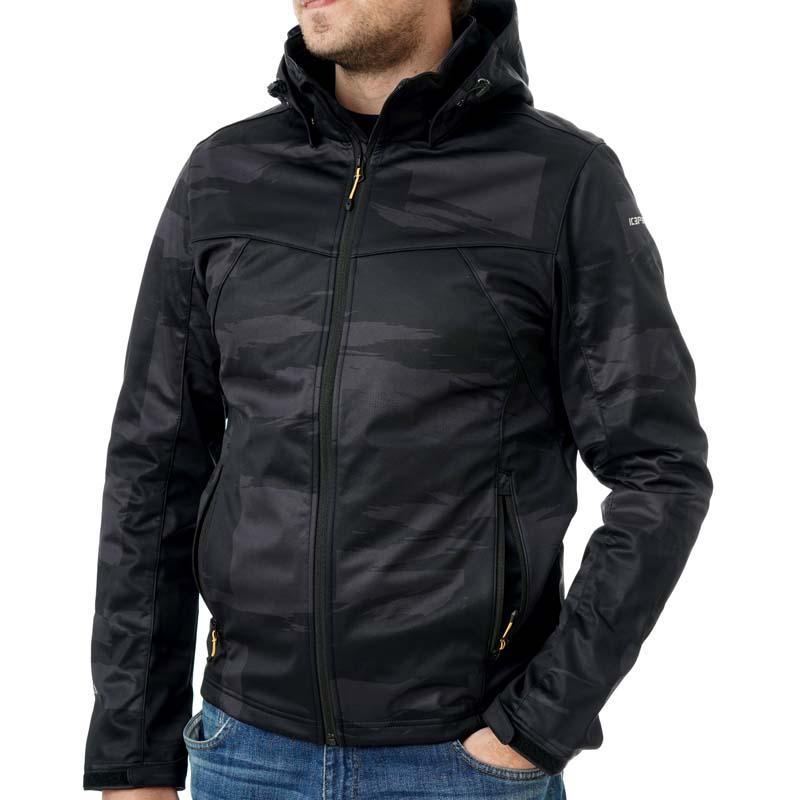 Ice Peak Muška jakna Belen, Crno-siva