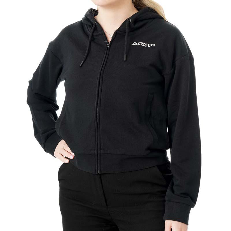 Kappa Ženski duks sa kapuljačom GEMMA, Crni