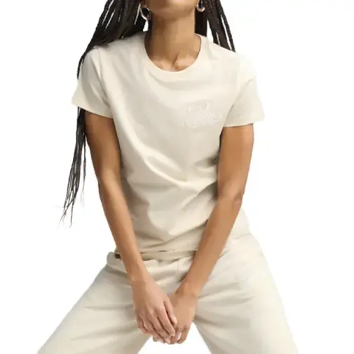 PUMA Ženska majica Ess Script Tee, Bež