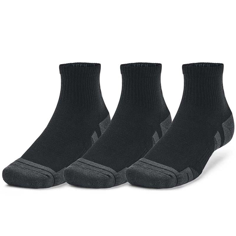 Under armour Uniseks čarape PERFORMANCE TECH QTR, 3 para, Crne