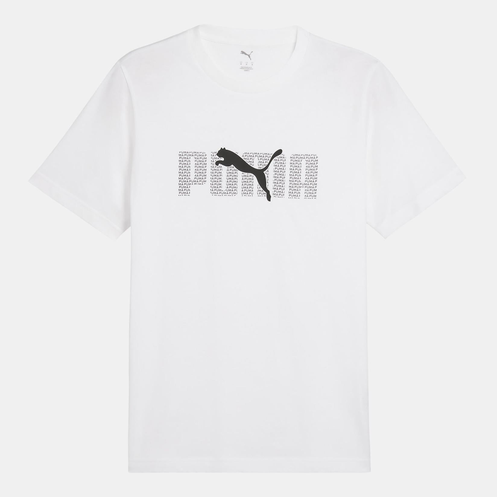 PUMA Muška majica Ess Logo Lab Tee, Bela