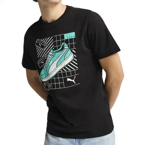 PUMA Muška majica Graphics Sneaker Tee, Crna