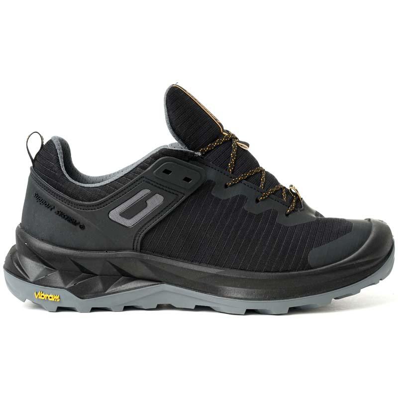 Gri Sport Muške patike BEDROCK LOW, Crne