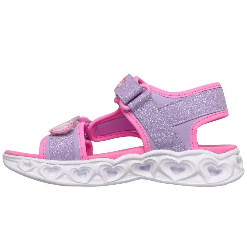 Skechers Sandale za devojčice Heart Lights, Lavanda