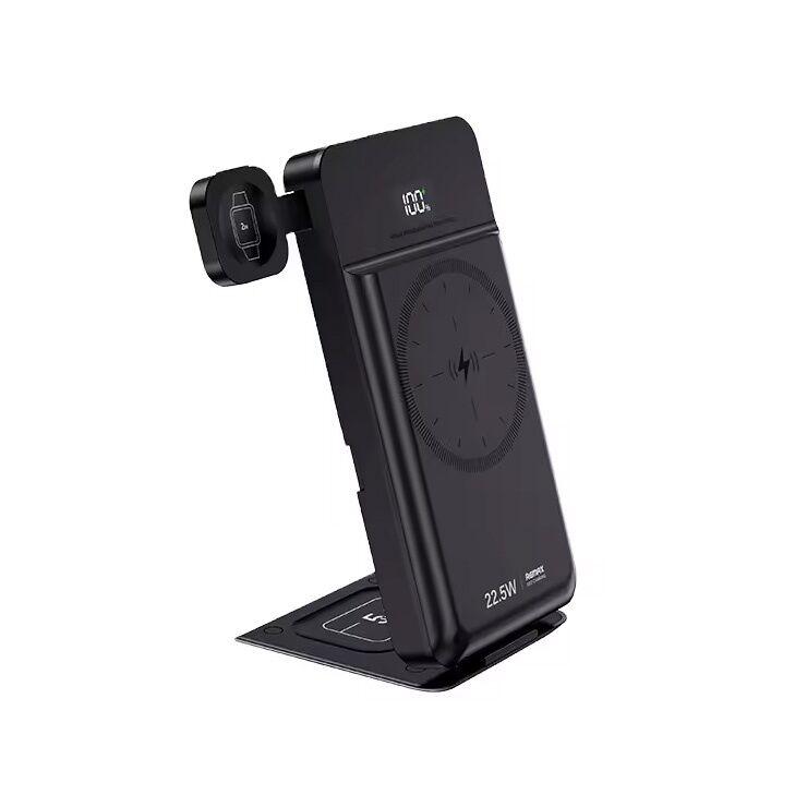 Remax Prenosiva baterija RPP-D3, 20W+22.5W, Fast Charging, 10000mAh,Magnetic 5u1, Crna