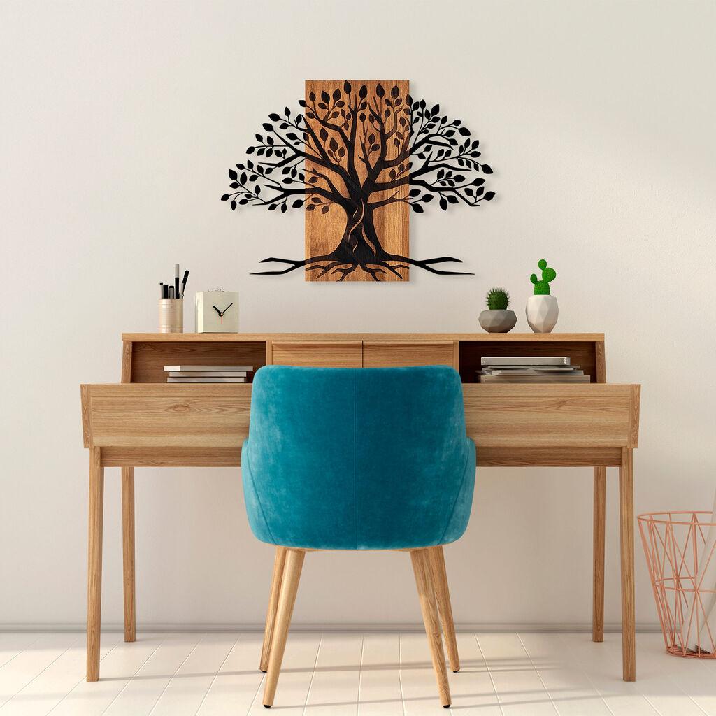 Wallity Zidna dekoracija Willow - 382, 58x80 cm, Smeđe boje