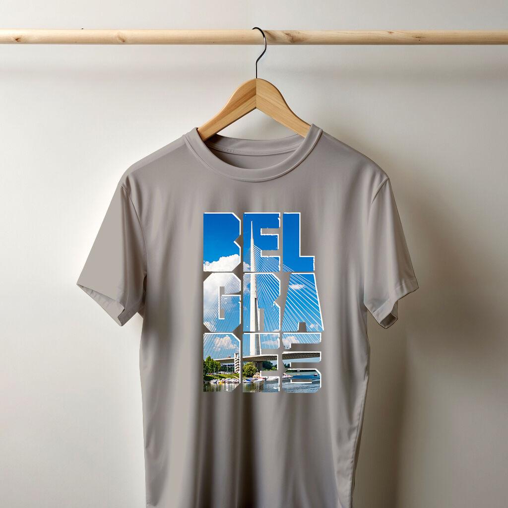 Camiseta Majica sa štampanim printom Cam 195, Muška, Cink