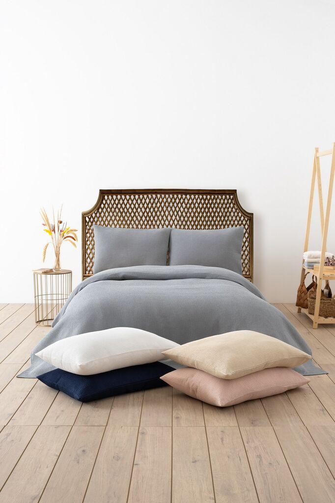 L'essentiel Maison Double Prekrivač Waffle, 200x220cm, Siva