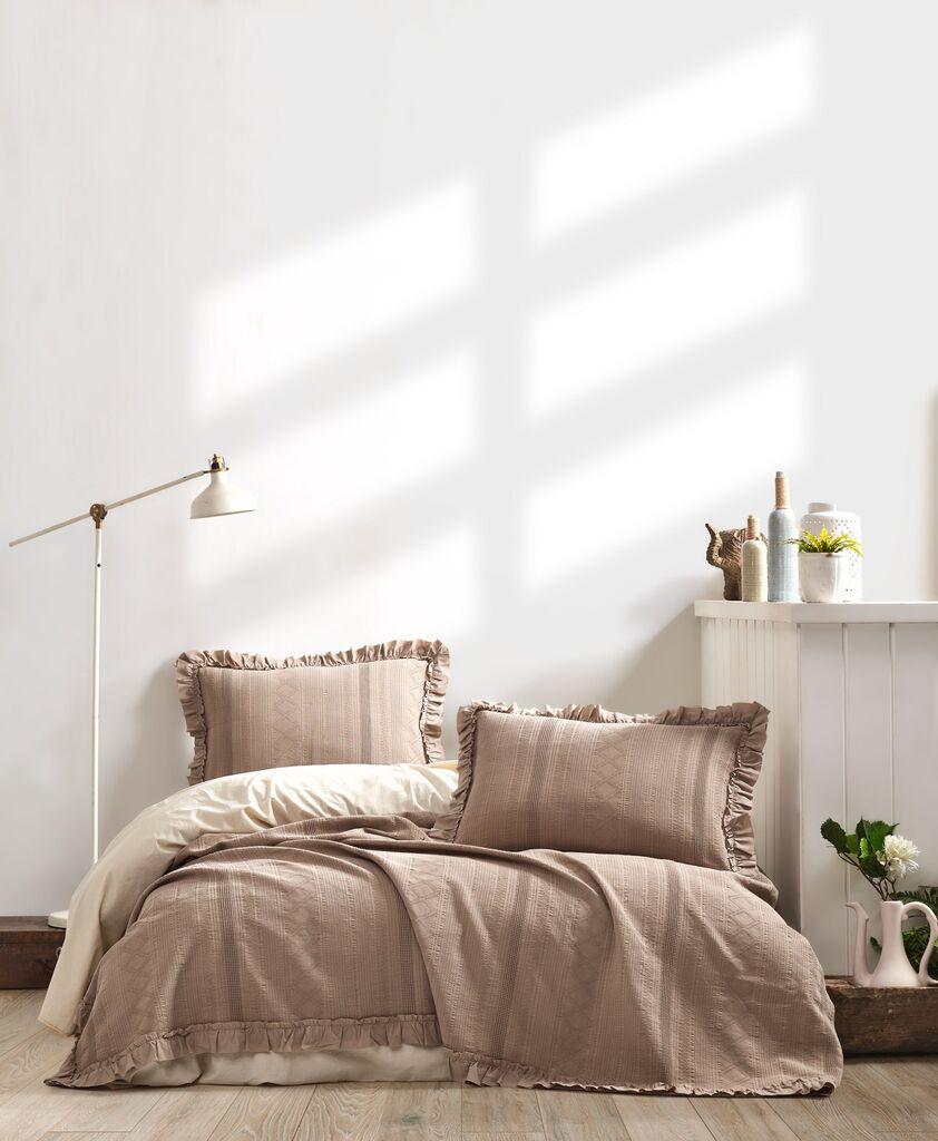 L'essentiel Maison Set Double prekrivač Tziana, 220x240cm, Bež