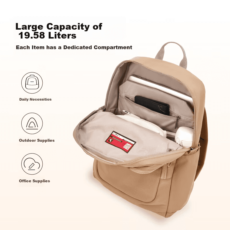 Oiwas Unisex ranac za laptop, 14", Narandžasti