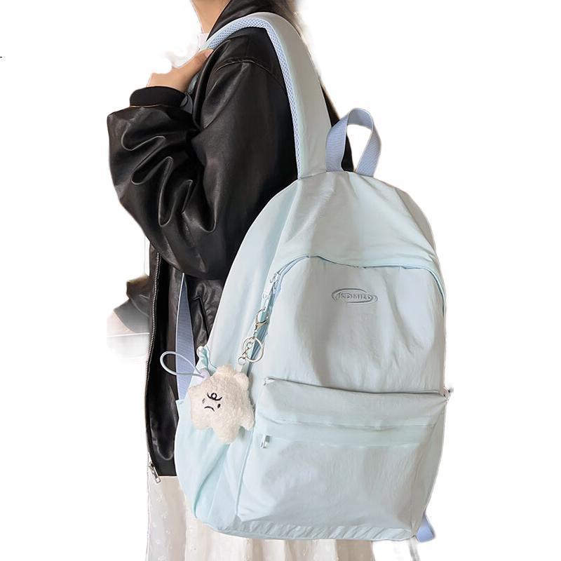 JINSHIWQ Unisex ranac sa priveskom, Basic, Plavi