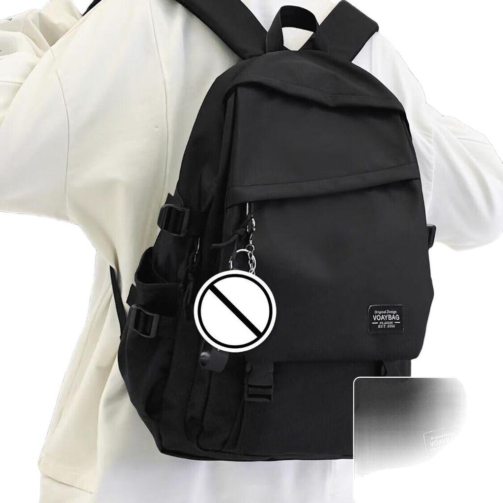 JINSHIWQ Unisex ranac, Crni