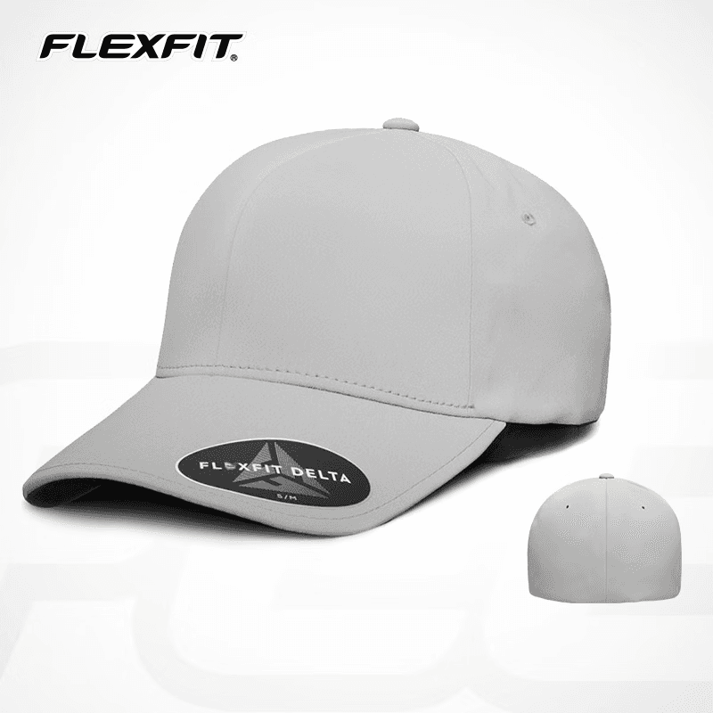 Flexfit Delta180 Kačket, Srebrna
