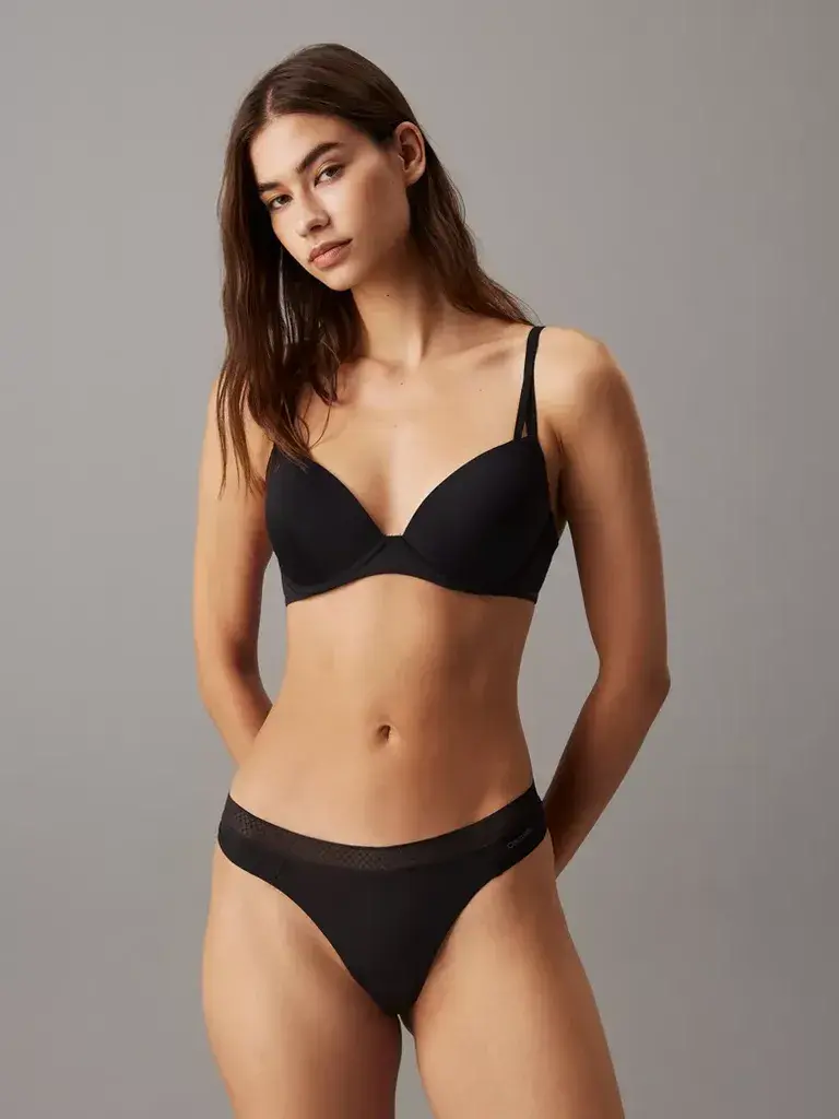 Calvin Klein Ženske tanga gaće 000QF6307EUB1, Crne