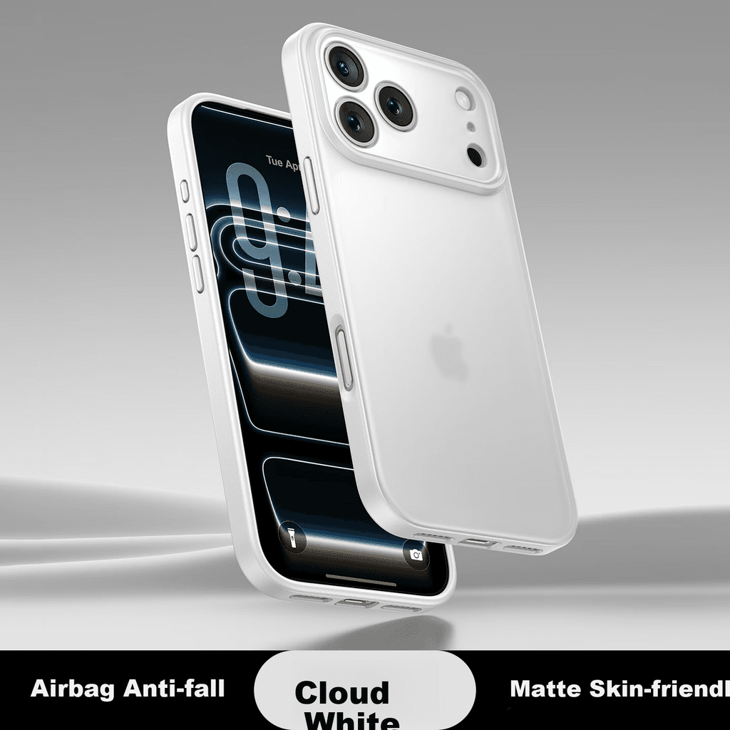 Mofei  Maska za mobilni telefon iPhone 17 Pro, Providno-bela
