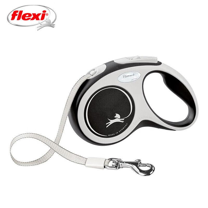 Flexi Povodac za pse L, 8 m, Crni