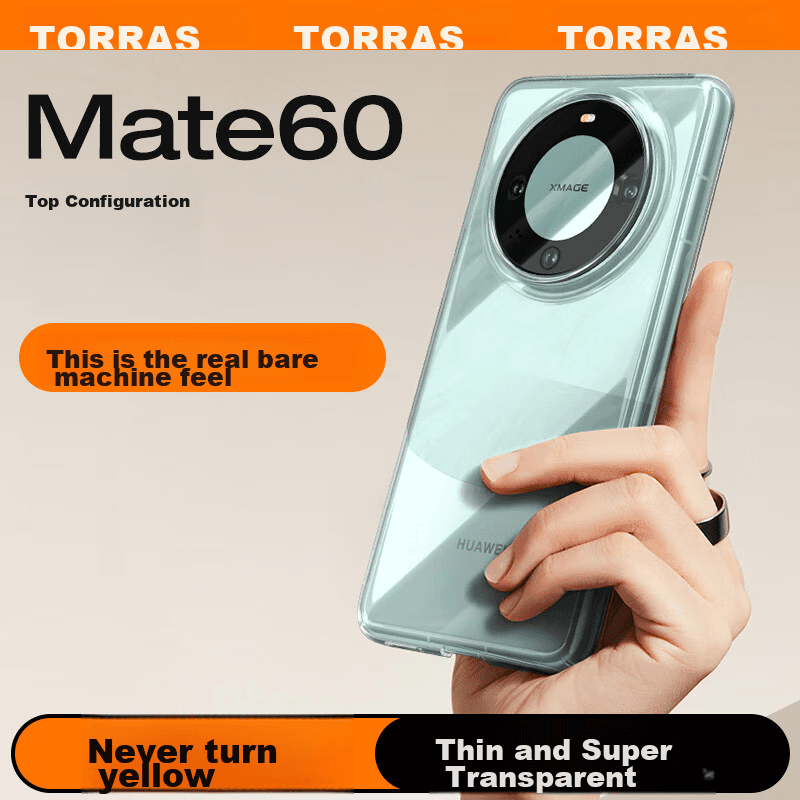 Torras Maska za mobilni telefon Huawei Mate 60 Pro / Huawei Mate 60 Pro+, Providna